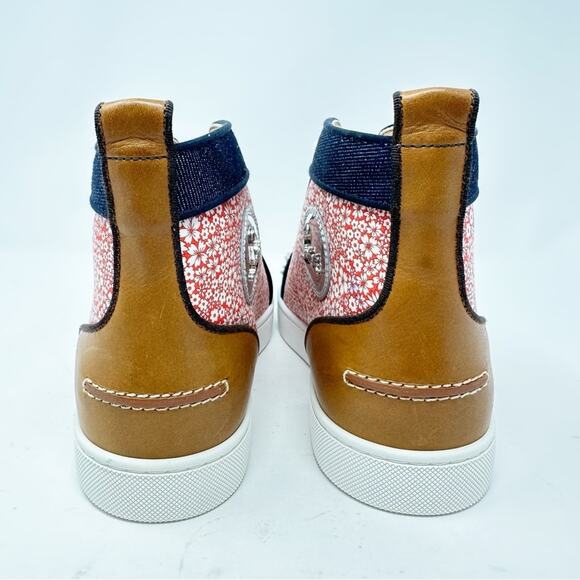 Christian Louboutin Louis Orlato Spike High-Top Sneakers Size Women’s US 10 - Picture 4 of 11
